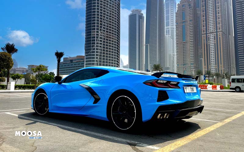 Chevroltte Corvette Rear Side
